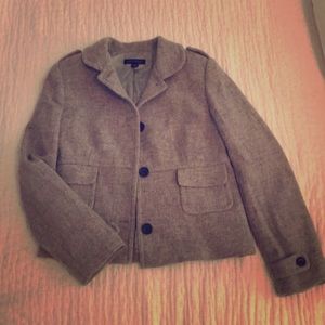 Banana Republic gray wool jacket, size M